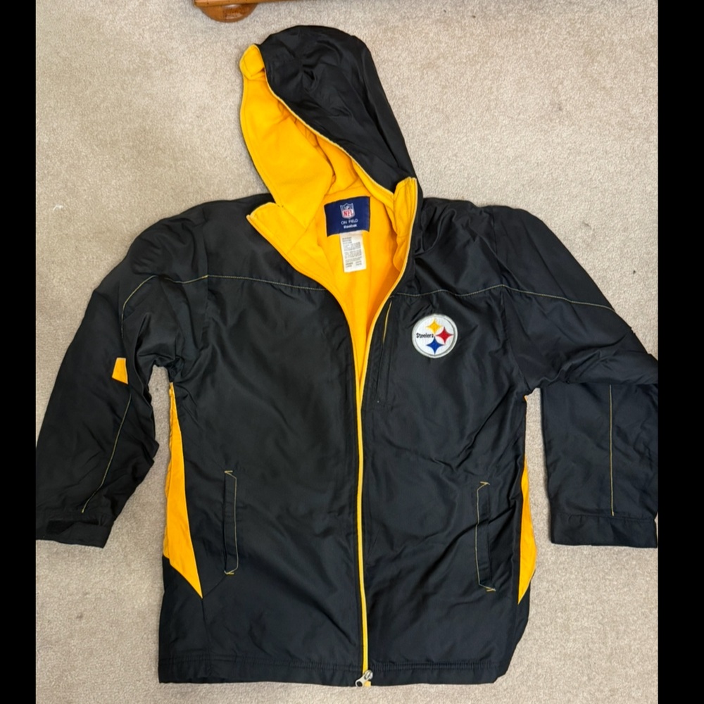 Reebok Steelers Coat NFL